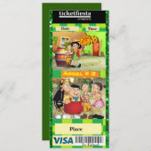 invitacon El chavo del ocho Kaart (Voorkant / Achterkant)