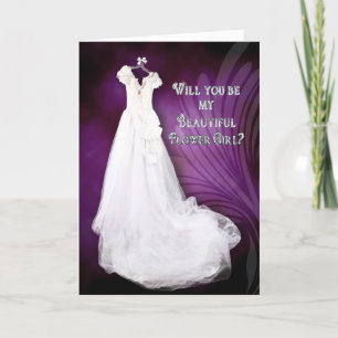 INVITATIE BLOEMENMEISJE - BRIDAL PARTIJ/ATTENDANTS