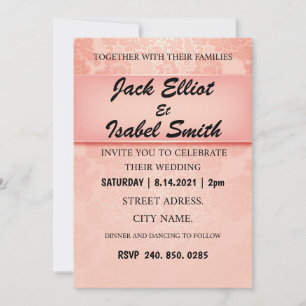 INVITATIE DE MARIAGE DE LUXE KAART