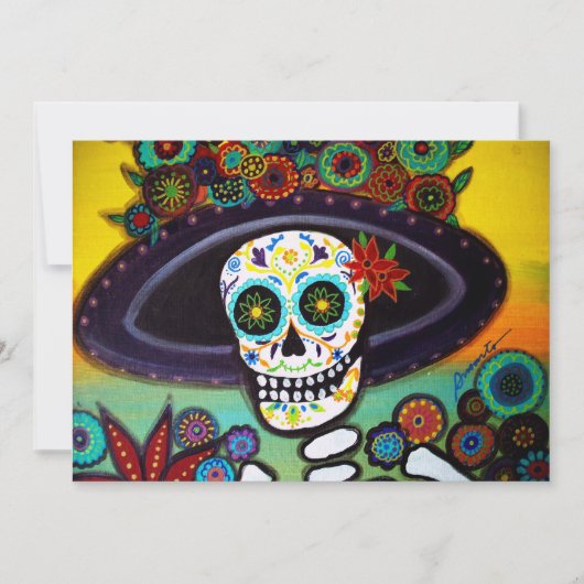 INVITATIE DIA DE LOS MUERTOS KAART (Voorkant)