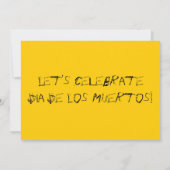 INVITATIE DIA DE LOS MUERTOS KAART (Achterkant)