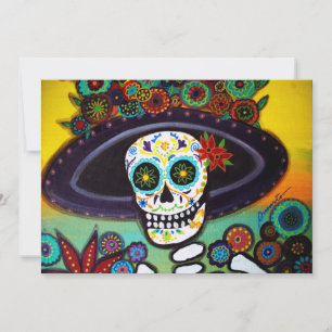 INVITATIE DIA DE LOS MUERTOS KAART