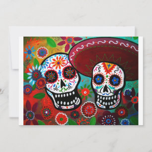 INVITATIE DIA DE LOS MUERTOS KAART
