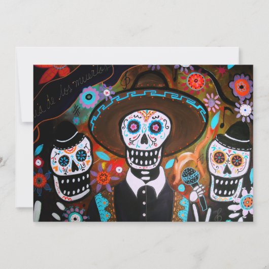 INVITATIE DIA DE LOS MUERTOS KAART (Voorkant)