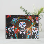 INVITATIE DIA DE LOS MUERTOS KAART (Staand voorkant)