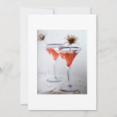 INVITATIE "DINER EN DRINK" OF "COCKTAIL PARTIJ" KAART (Voorkant)