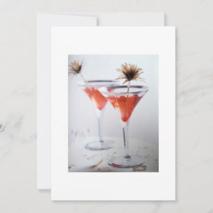 INVITATIE "DINER EN DRINK" OF "COCKTAIL PARTIJ" KAART