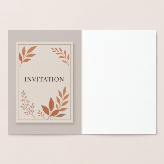 INVITATIE FOLIE KAARTEN (Binnen)