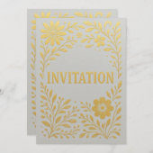 INVITATIE KAART (Voorkant / Achterkant)