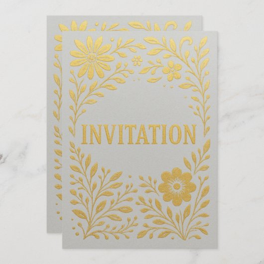 INVITATIE KAART (Voorkant / Achterkant)
