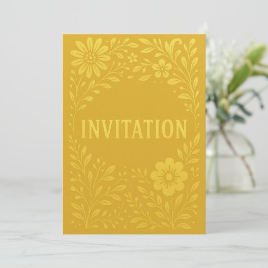 INVITATIE KAART (Staand voorkant)