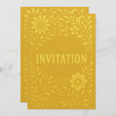 INVITATIE KAART (Voorkant / Achterkant)