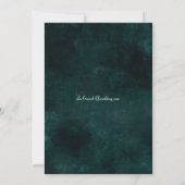 INVITATIE - KLASSIEKE 'GROENE RUSTIC' SAVE THE DATE (Achterkant)