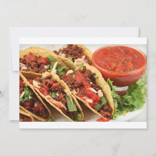 INVITATIE "MEXICAN PARTITY NACHT" KAART (Voorkant)