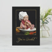 INVITATIE - MULTIDOEL - BABY ALS KORTE KAART (Staand voorkant)