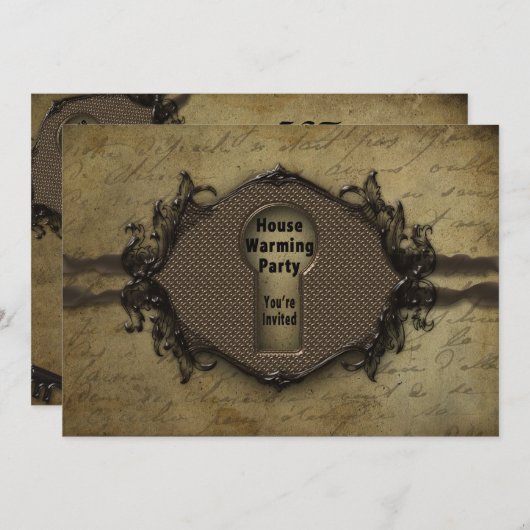 INVITATIE Open House - KEYHOLE/KERNENTRANS Kaart (Voorkant / Achterkant)