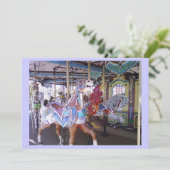 INVITATIE PARTIJEN CAROUSEL KAART (Staand voorkant)