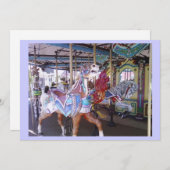 INVITATIE PARTIJEN CAROUSEL KAART (Voorkant / Achterkant)