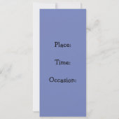 INVITATIE PARTIJEN HAMSTER: Oorspronkelijke illust Kaart (Achterkant)