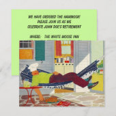 INVITATIE PARTIJEN TERUGWINNING ~ GEARNEERDE HAMMO KAART (Voorkant / Achterkant)