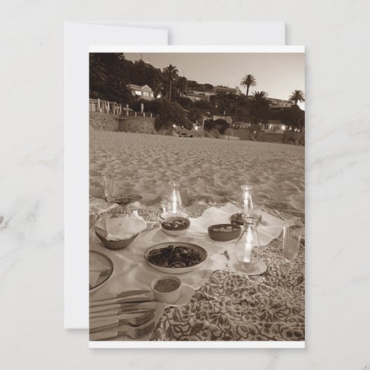 INVITATIE PICNIC EN SUMMER PARTIJ KAART (Voorkant)