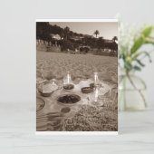 INVITATIE PICNIC EN SUMMER PARTIJ KAART (Staand voorkant)