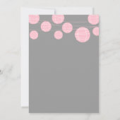 INVITATIE PINK AND GRAY LANTERNS GRADUATION ARTIJ KAART (Achterkant)