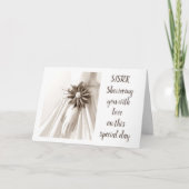 INVITATIE "SISTER'S SHOWER" (Voorkant)