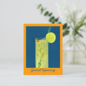 INVITATIE-TOESTAND OPENEN ~ HAPPY UUR BRIEFKAART (Staand voorkant)