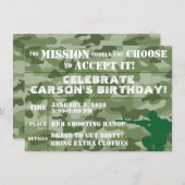 INVITATIE VAN ARMIJNPARTIJEN, INVITATIE VAN PAINTB KAART (Voorkant / Achterkant)