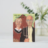 INVITATIE VAN DE FUN ~ AMERIKAANSE GOTHISCHE JUBIL KAART (Staand voorkant)