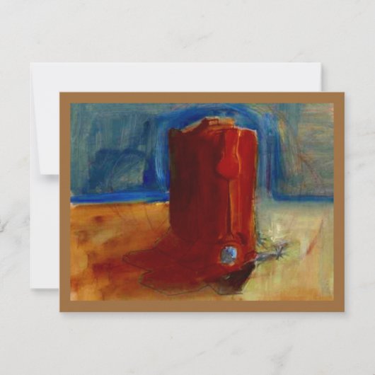 INVITATIE VAN DE WESTERNE PARTIJ VAN DE KUNSTIEK ~ KAART (Voorkant)