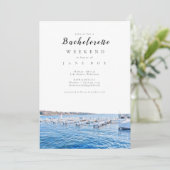Invitatie van het meer van Genève-Wisconsin-Bachel Kaart (Staand voorkant)