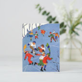 INVITATIE VAN KINDEREN DIE PARTIJEN GEVEN ~ BIRTHD KAART (Staand voorkant)