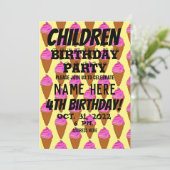 INVITATIE VAN KINDEREN VAN DE TWEEDE DAG KAART (Staand voorkant)