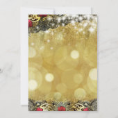 INVITATIE VAN MASQUERADE-PARTIJEN KAART (Achterkant)