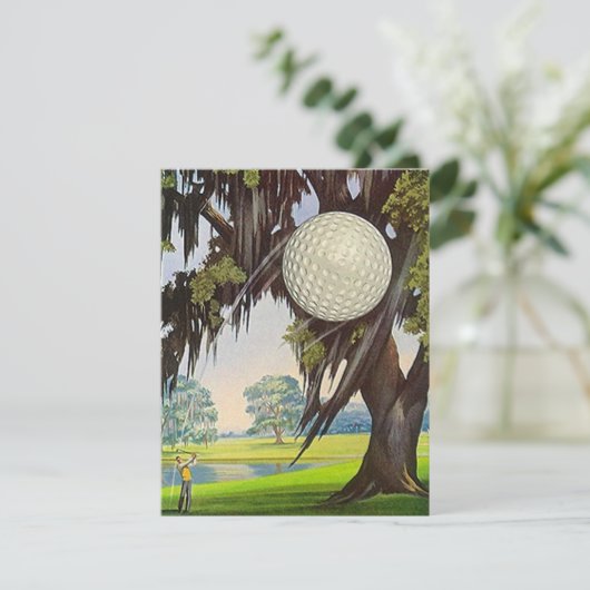 INVITATIE VAN RETIREPARTIJEN GOLFER EZ2 AANGEPAST KAART (Staand voorkant)
