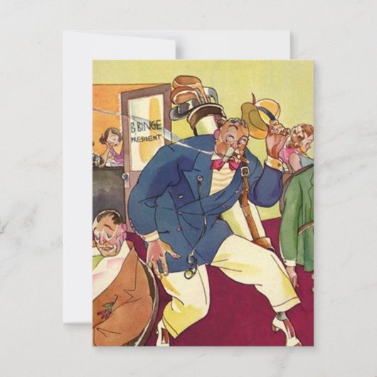 INVITATIE VAN RETIREPARTIJEN GOLFER EZ2 AANGEPAST KAART (Voorkant)