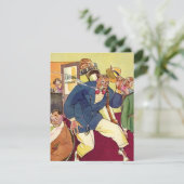 INVITATIE VAN RETIREPARTIJEN GOLFER EZ2 AANGEPAST KAART (Staand voorkant)