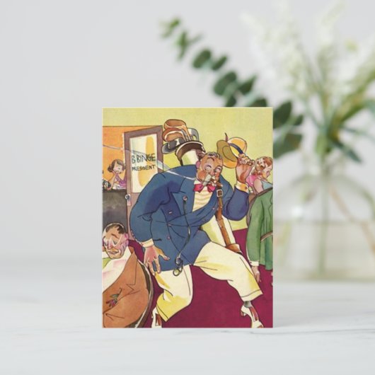 INVITATIE VAN RETIREPARTIJEN GOLFER EZ2 AANGEPAST KAART (Staand voorkant)