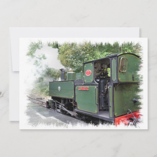 INVITATIE VAN STEAMTREINEN (Voorkant)