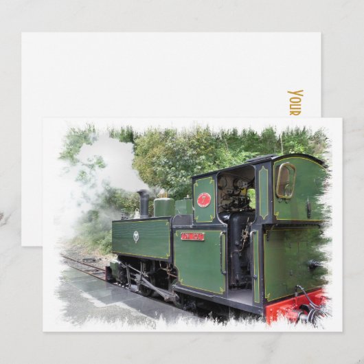 INVITATIE VAN STEAMTREINEN (Voorkant / Achterkant)