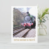 INVITATIE VAN STEAMTREINEN (Staand voorkant)