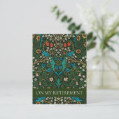 INVITATIE VAN WILLIAM MORRIS-RETIMENT PARTIJ KAART (Staand voorkant)