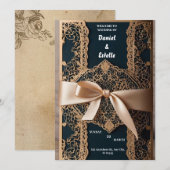 Invitatie wedding kaart (Voorkant / Achterkant)