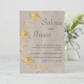 Invitatie wedding kaart (Staand voorkant)