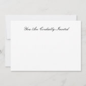 INVITATIEDINERKAARTEN KAART (Achterkant)