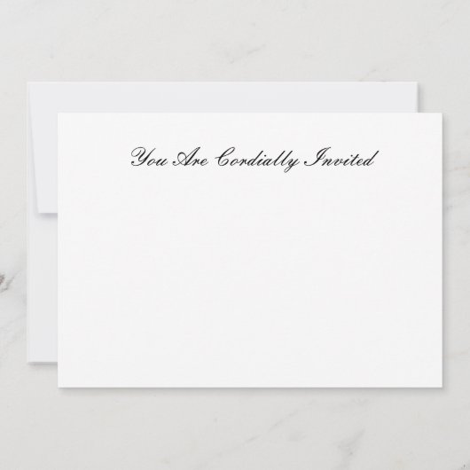 INVITATIEDINERKAARTEN KAART (Achterkant)