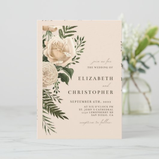 Invitatiekaart Kaart (Staand voorkant)