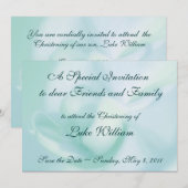 Invitaties Baptism Christening Sjablonen (Voorkant / Achterkant)